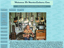 Tablet Screenshot of marksguitars.com